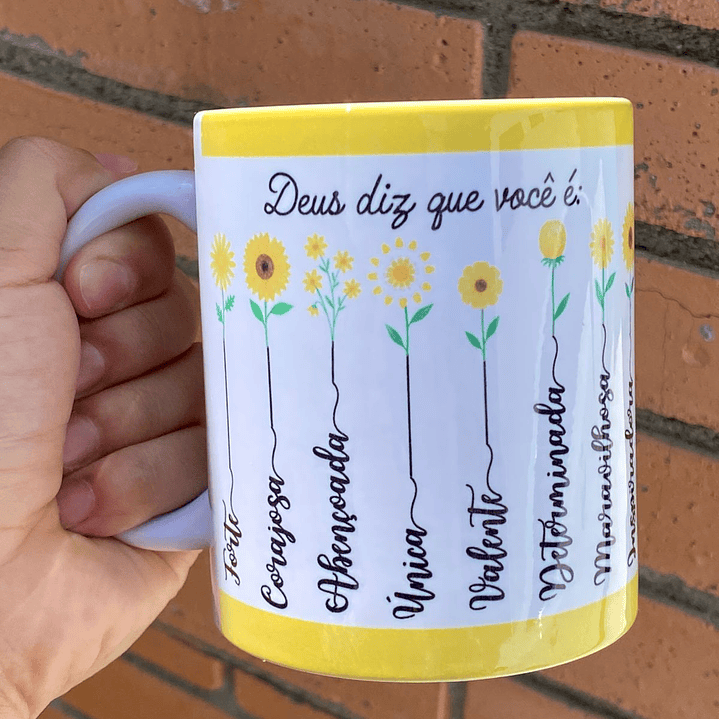 10 Artes Caneca Deus Diz que você é... Versiculo Arquivo em Jpg  3