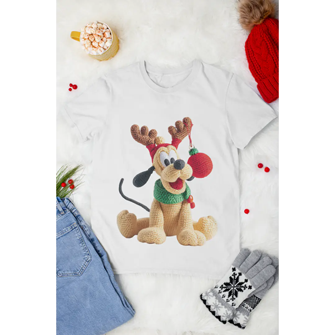48 Artes para Camisa Natal com Efeito Bordado Arquivo em Png 2