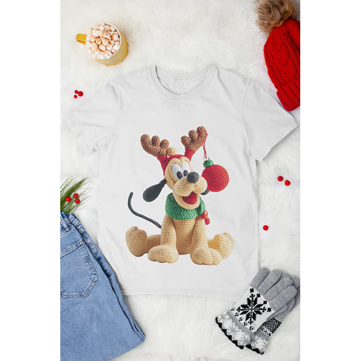 48 Artes para Camisa Natal com Efeito Bordado Arquivo em Png 2