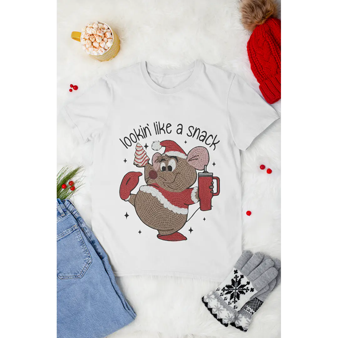 48 Artes para Camisa Natal com Efeito Bordado Arquivo em Png 4