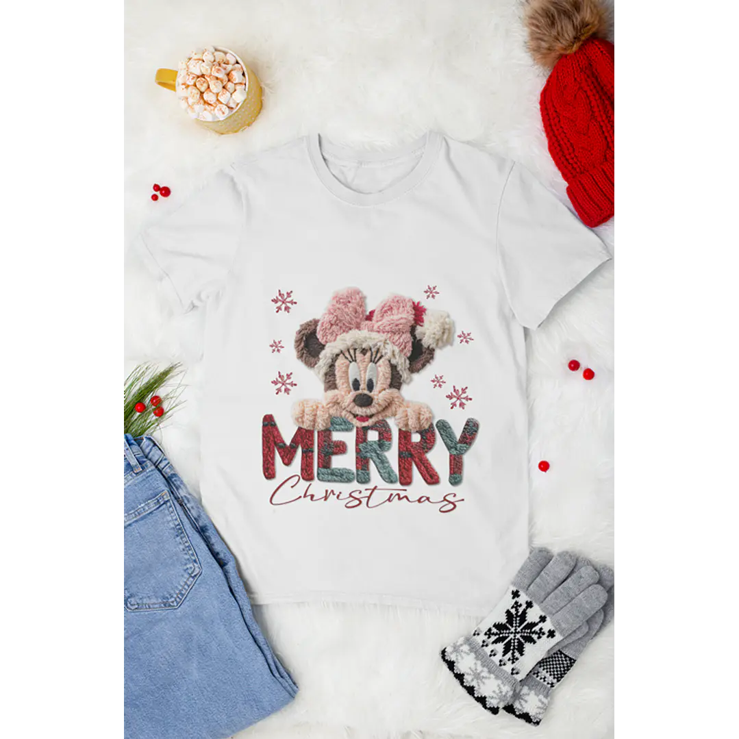 48 Artes para Camisa Natal com Efeito Bordado Arquivo em Png 7