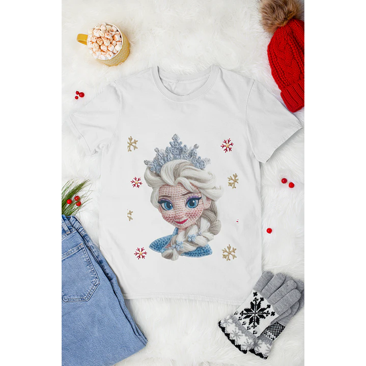 48 Artes para Camisa Natal com Efeito Bordado Arquivo em Png 13