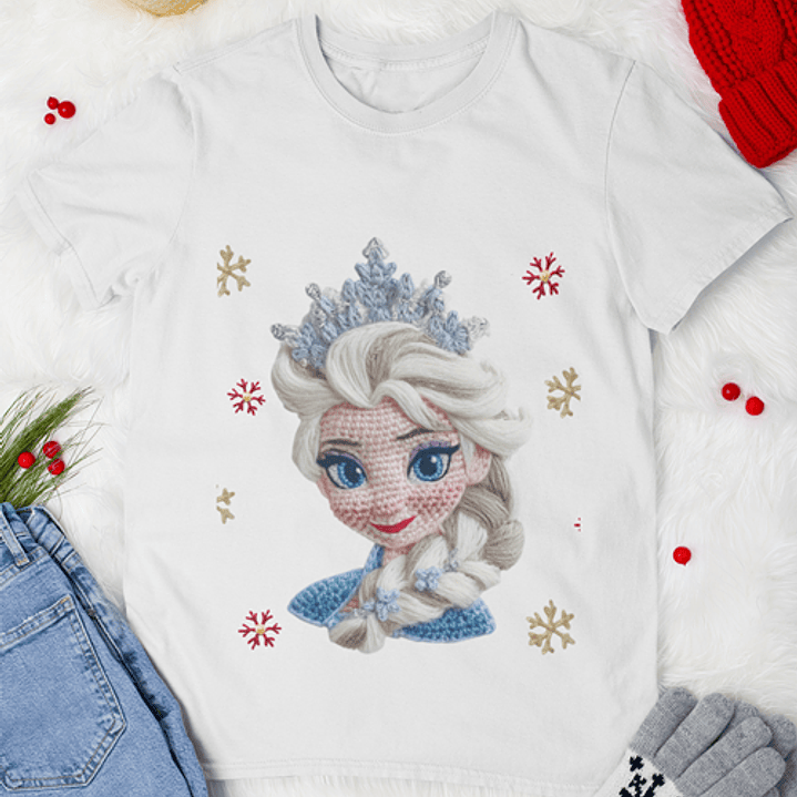 48 Artes para Camisa Natal com Efeito Bordado Arquivo em Png 13