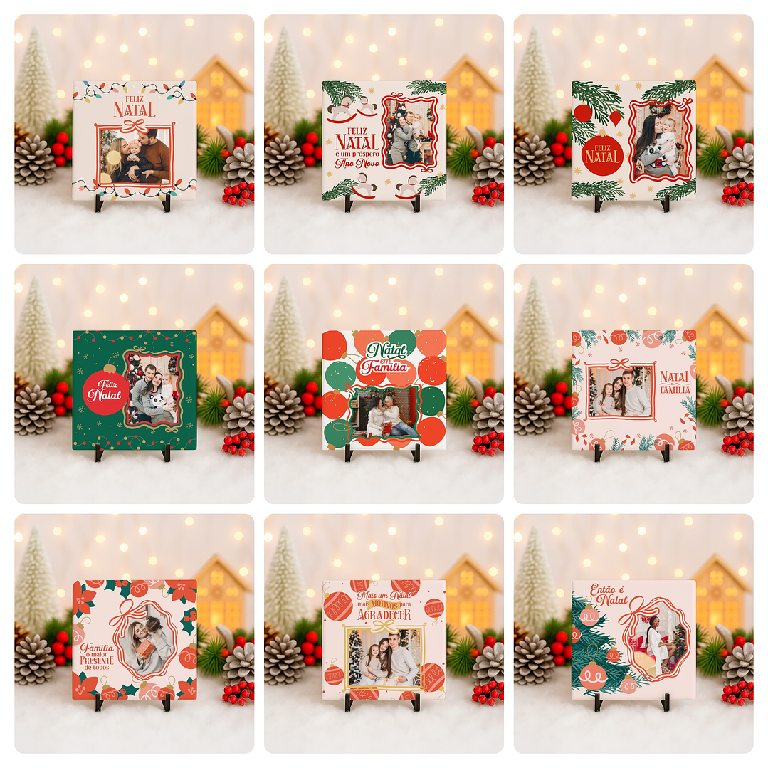 72 Artes para Caneca Camisa e Azulejo Natal Com Foto Arquivo Editável 4