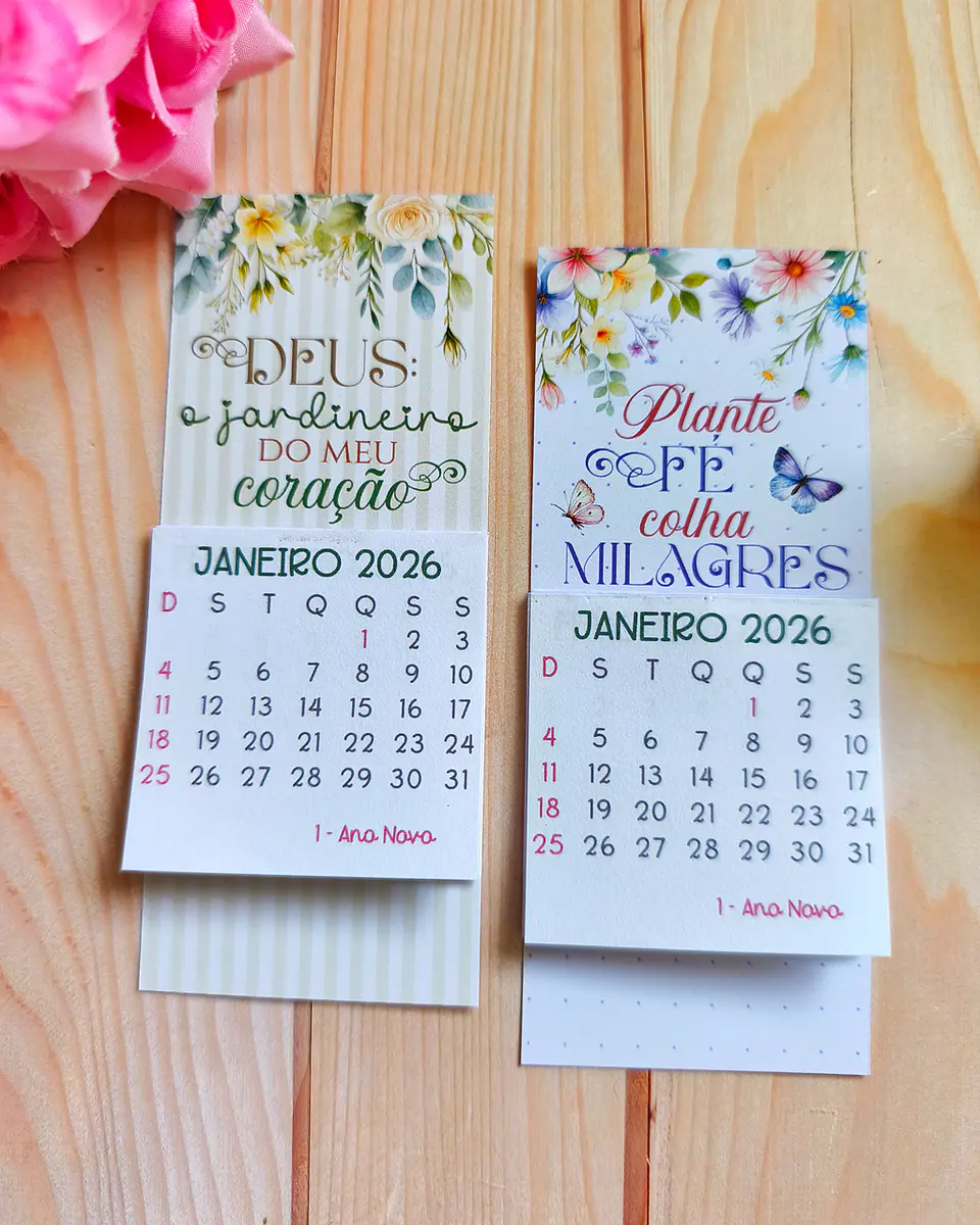Arquivo Calendário Cristão Floral 2026 Arquivo em Jpg 2