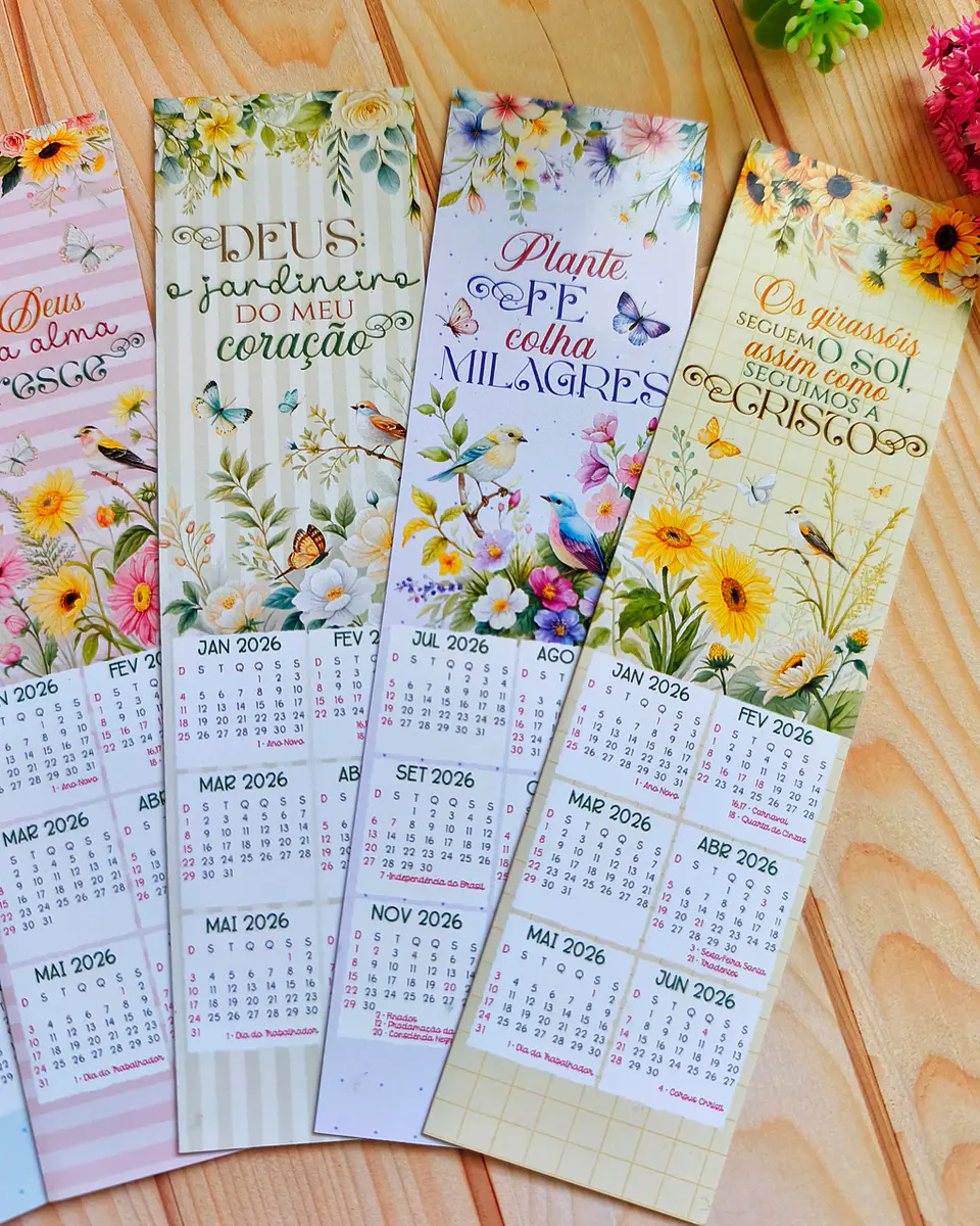 Arquivo Calendário Cristão Floral 2026 Arquivo em Jpg 1