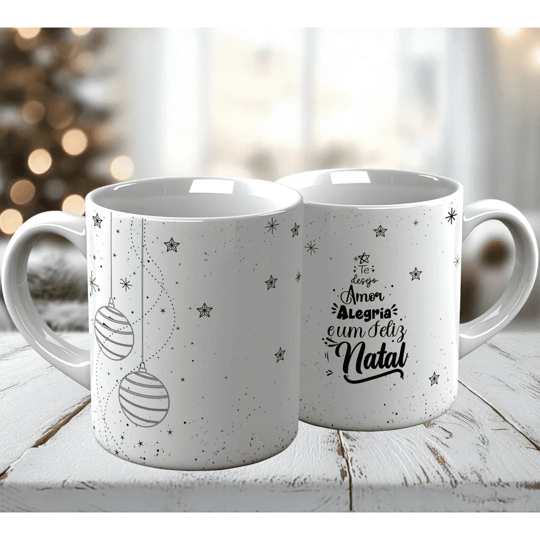 10 Artes para Caneca Natal Minimalista Arquivo em Jpg 4