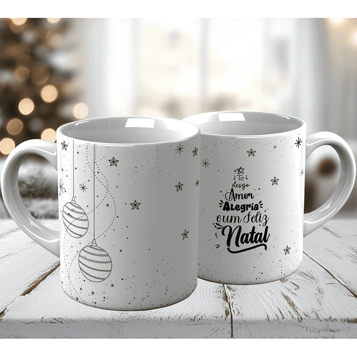 10 Artes para Caneca Natal Minimalista Arquivo em Jpg 4