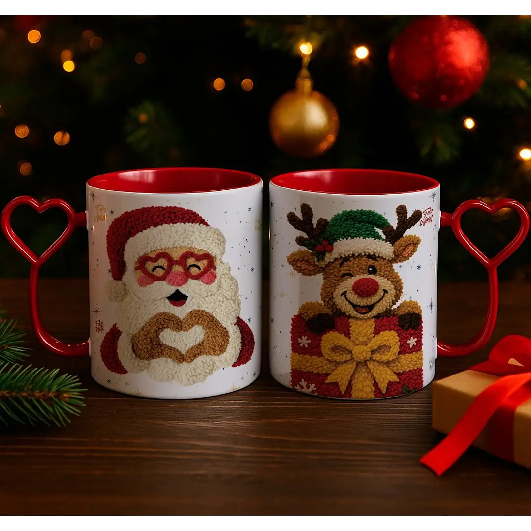 20 Artes para Caneca Natal 3d Linhas Natal Arquivo em Jpg  3