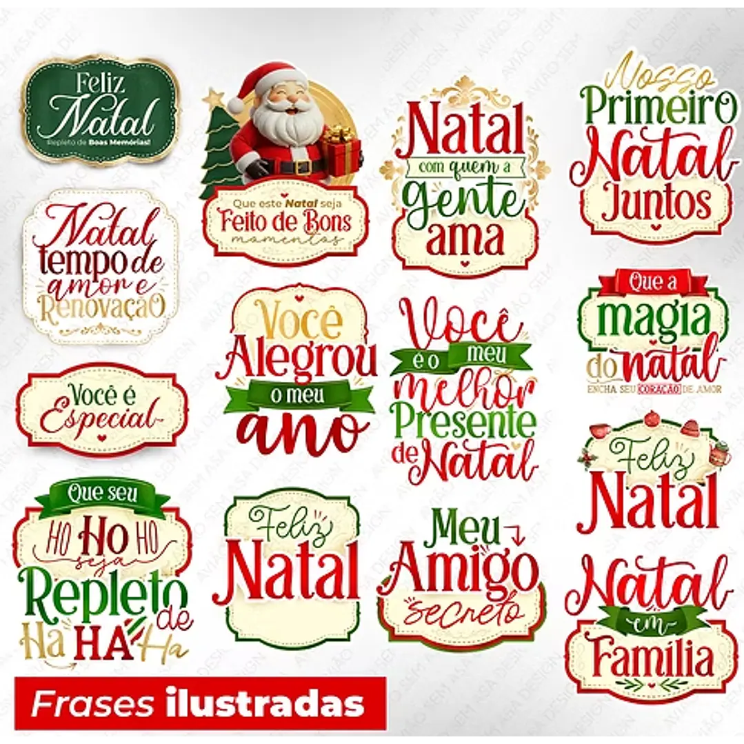 39 Artes para Caneca e Azulejo Natal Papai Noel Arquivo em Png  5