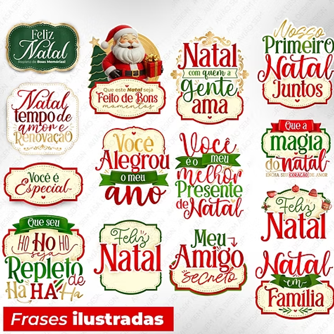 39 Artes para Caneca e Azulejo Natal Papai Noel Arquivo em Png  5