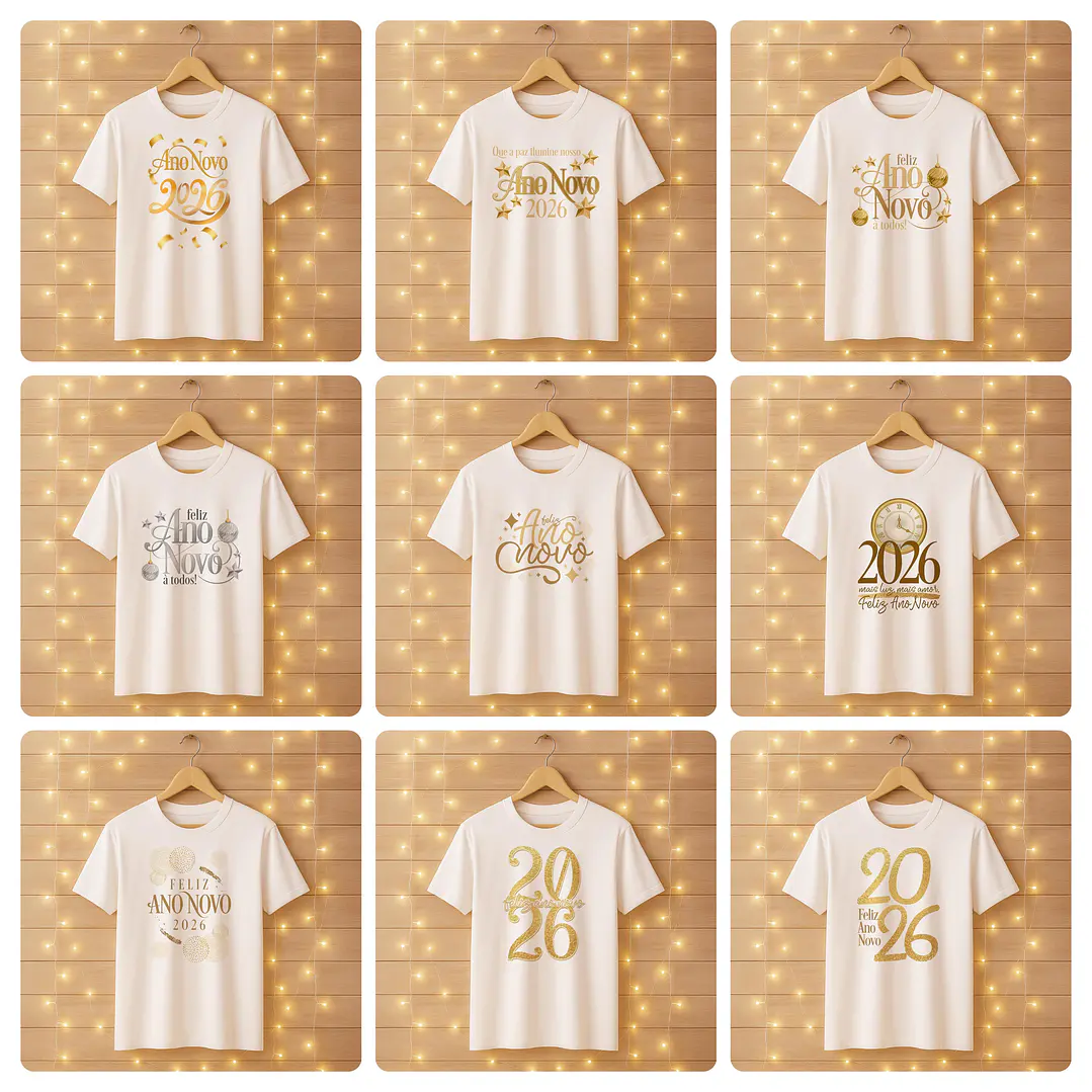 168 Artes para Camisa, Caneca, Body, Copo e Capa agenda Ano novo 2026 Arquivo Editável e Jpg 15