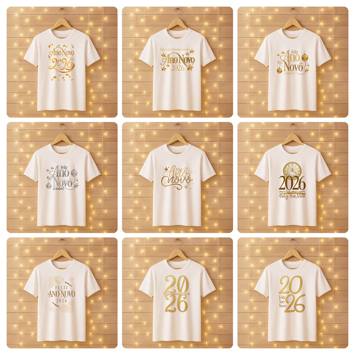 168 Artes para Camisa, Caneca, Body, Copo e Capa agenda Ano novo 2026 Arquivo Editável e Jpg 15