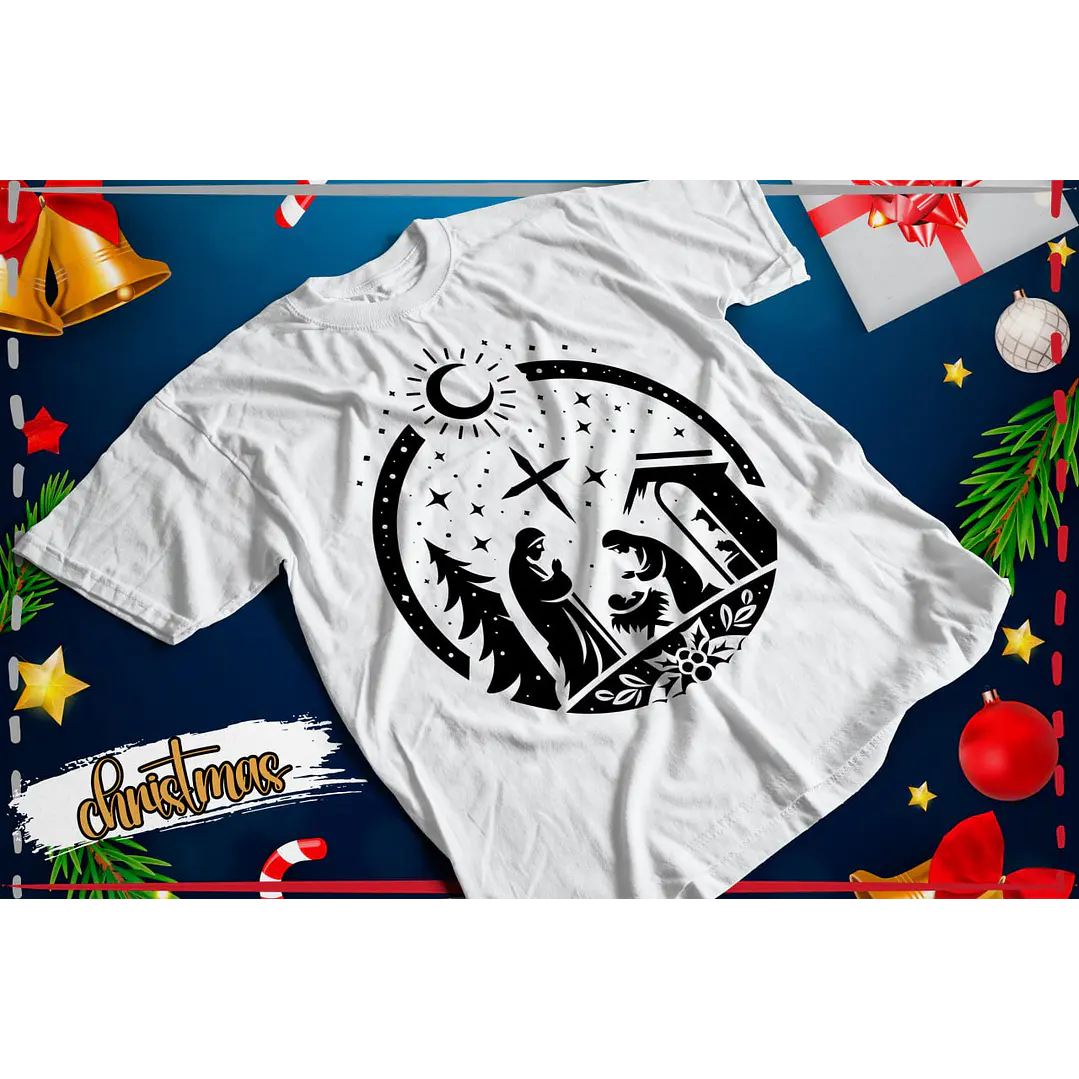 11 Artes para Camisa Natal em Png 1