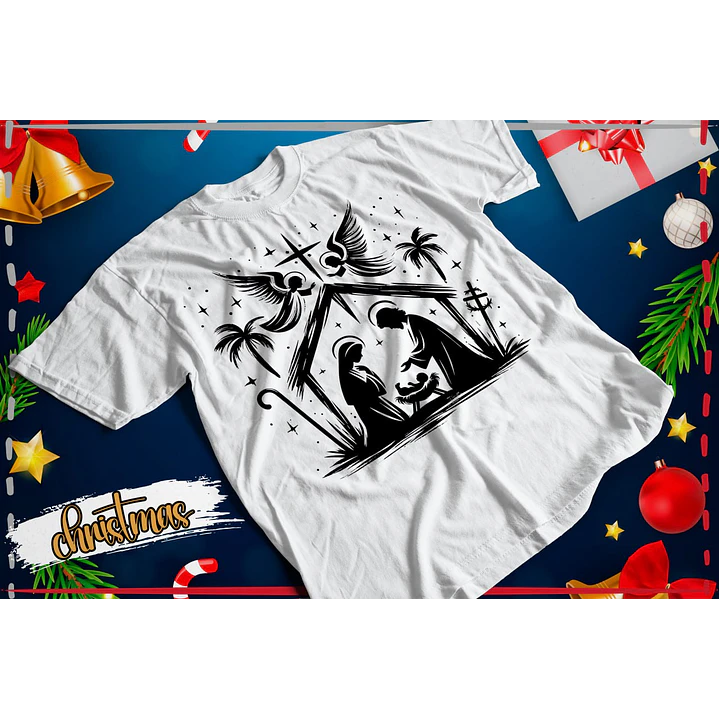 11 Artes para Camisa Natal em Png 6