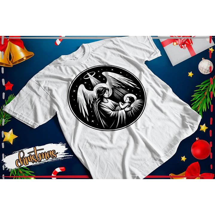 11 Artes para Camisa Natal em Png 8