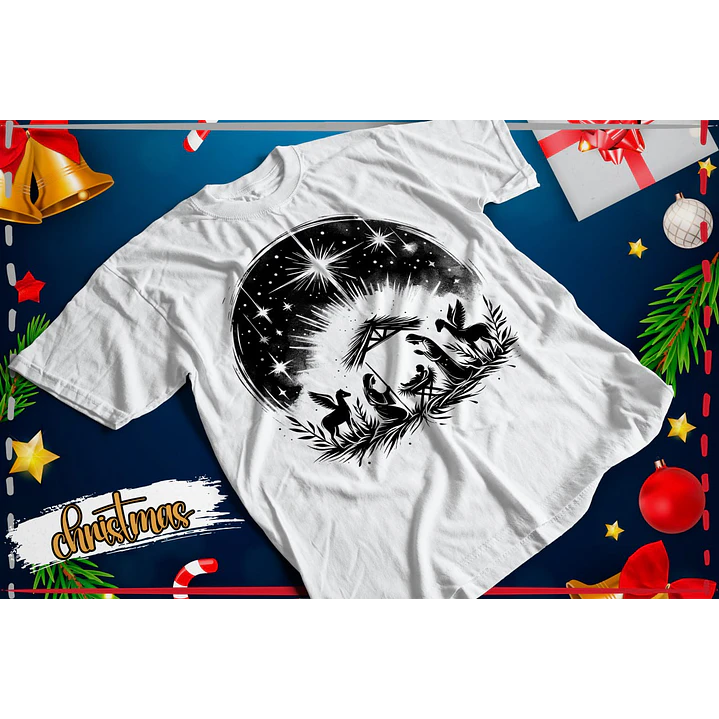 11 Artes para Camisa Natal em Png 11