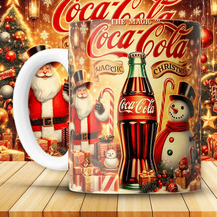 12 Artes para Caneca Coca Cola Vintage Arquivo em Png 8