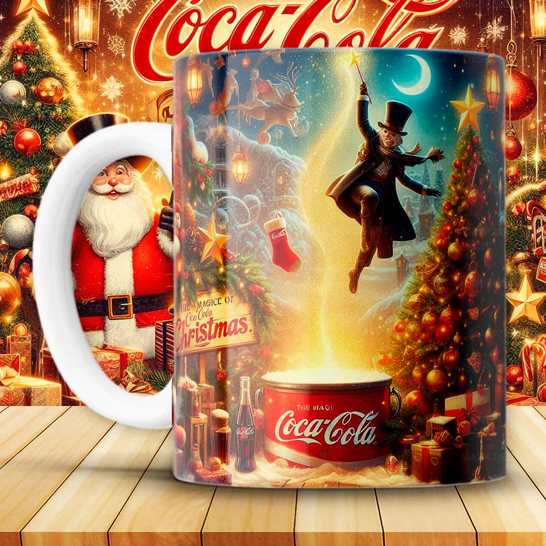 12 Artes para Caneca Coca Cola Vintage Arquivo em Png 9