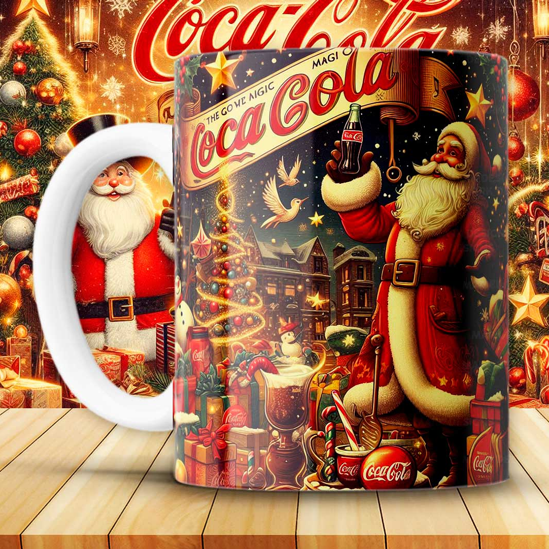 12 Artes para Caneca Coca Cola Vintage Arquivo em Png 10