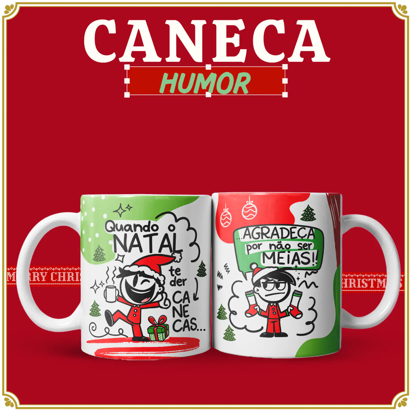 13 Artes para Caneca Natal Arquivo em Png 2