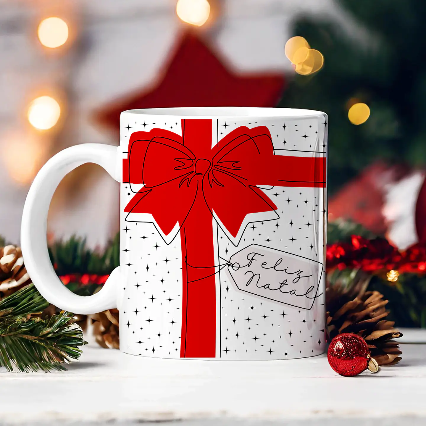 30 Artes para Caneca Natal em Linhas Arquivo em Png  2