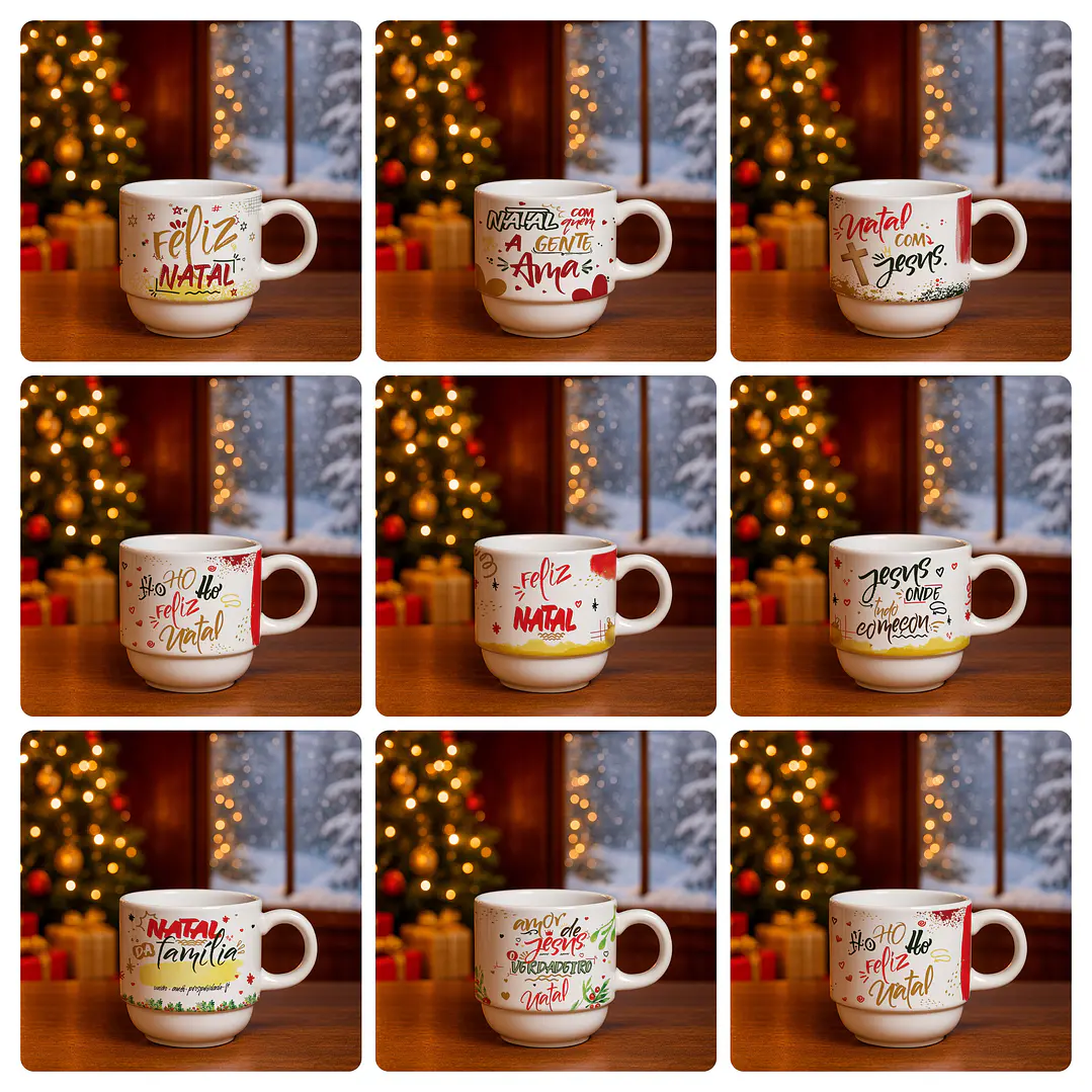 74 Artes para Caneca, Squeze, Azulejo e Outros Natal Arquivo Editável  2