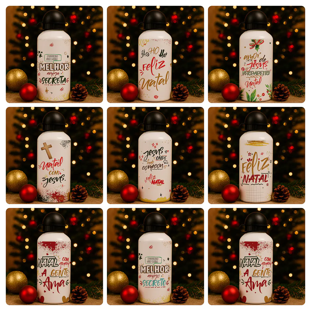 74 Artes para Caneca, Squeze, Azulejo e Outros Natal Arquivo Editável  4