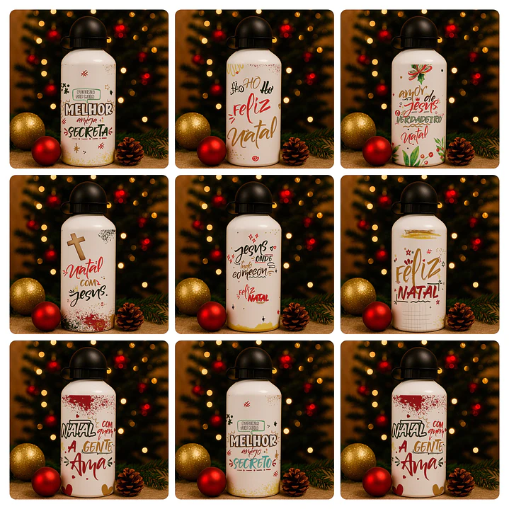 74 Artes para Caneca, Squeze, Azulejo e Outros Natal Arquivo Editável  4