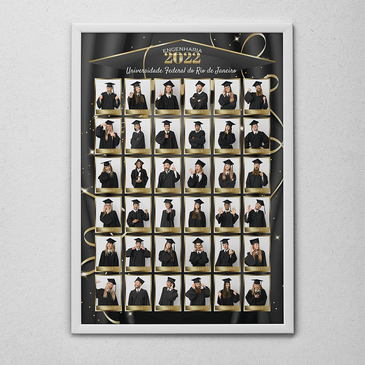 12 Artes para Quadro formatura Graduação Arquivo Editável  7