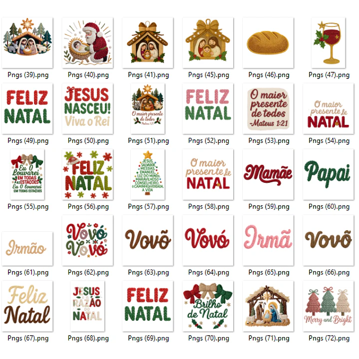 47 Artes para Camisa T-Shirts Natalino Natal Arquivo em Png 6
