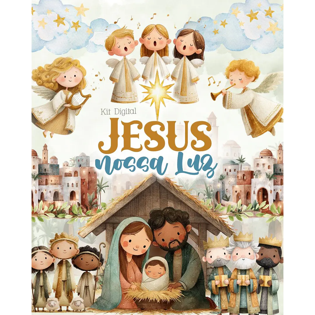 Arquivos de Corte Mimos Natal Cristão Jesus nossa Luz Arquivo em Pdf  1