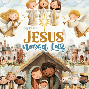Arquivos de Corte Mimos Natal Cristão Jesus nossa Luz Arquivo em Pdf 