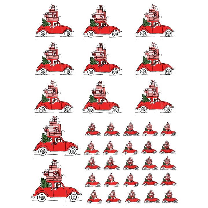 Arquivos para Personalização Natal, Fusca, Casinhas, Alfabeto, Mistos em Dtf Uv 2