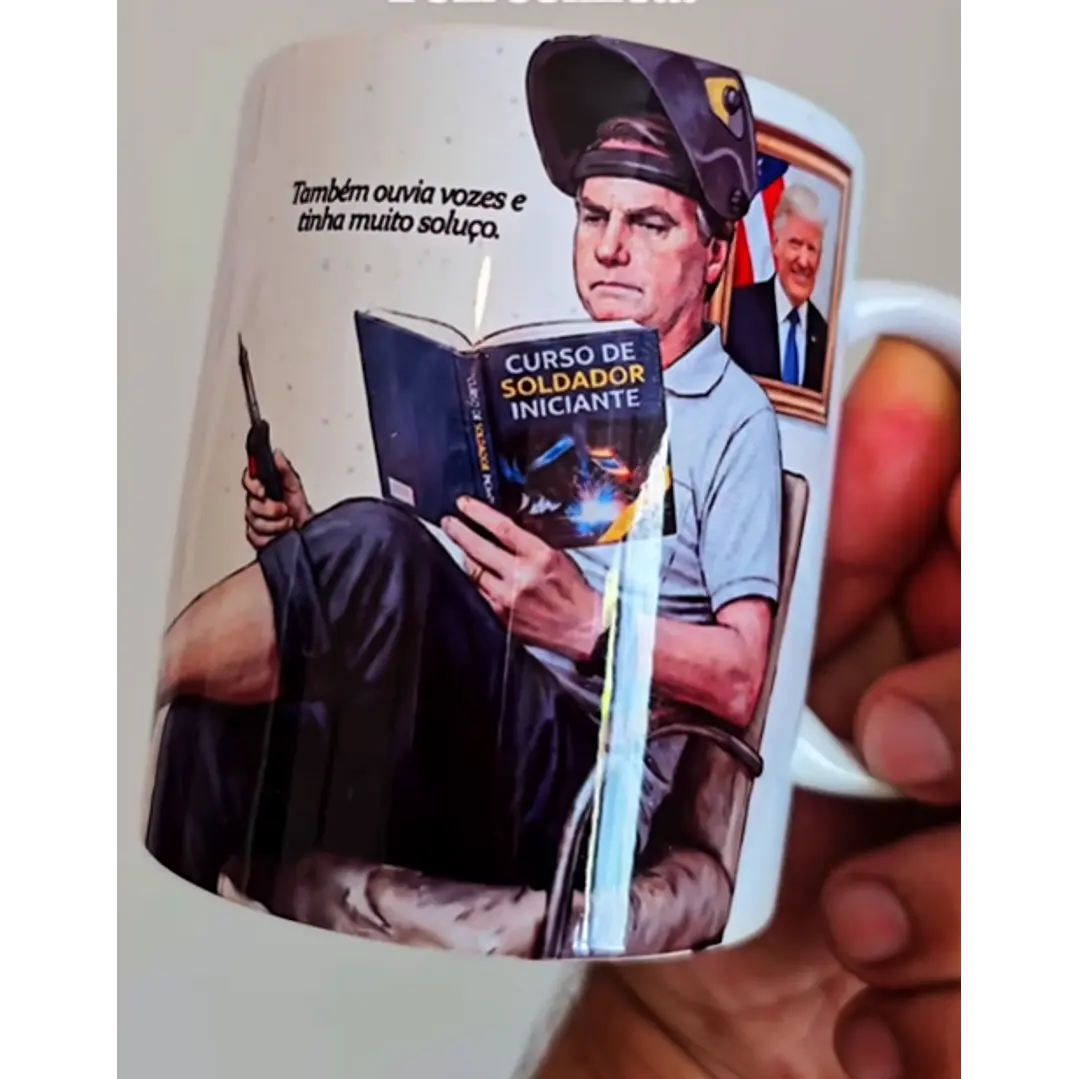 3 Artes para Caneca Soldador Bolsonaro Arquivo em Jpg  1