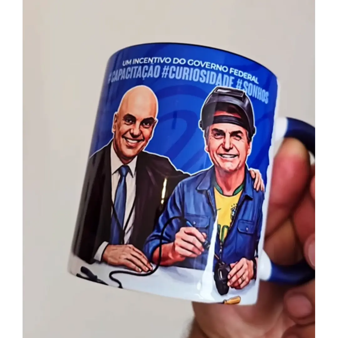 3 Artes para Caneca Soldador Bolsonaro Arquivo em Jpg  3