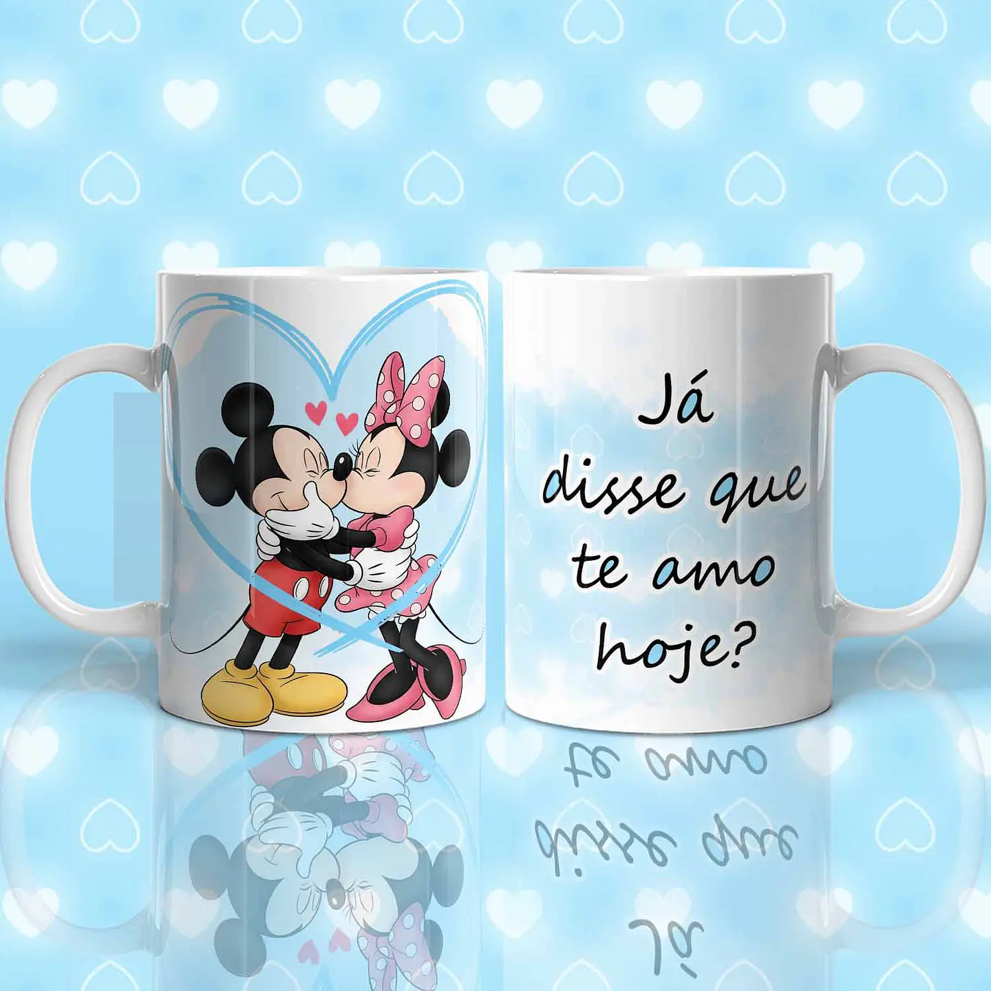 11 Artes para Caneca Mickey Namorados Arquivo em Jpg  1