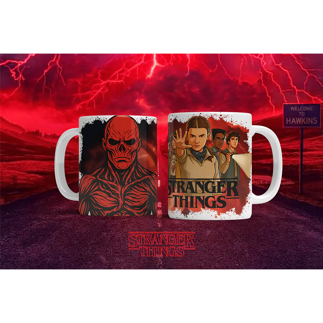 12 Artes para Caneca Stranger Things Arquivo em Png  2