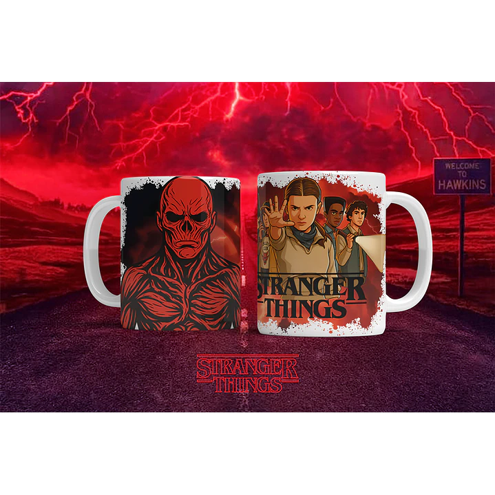 12 Artes para Caneca Stranger Things Arquivo em Png  2