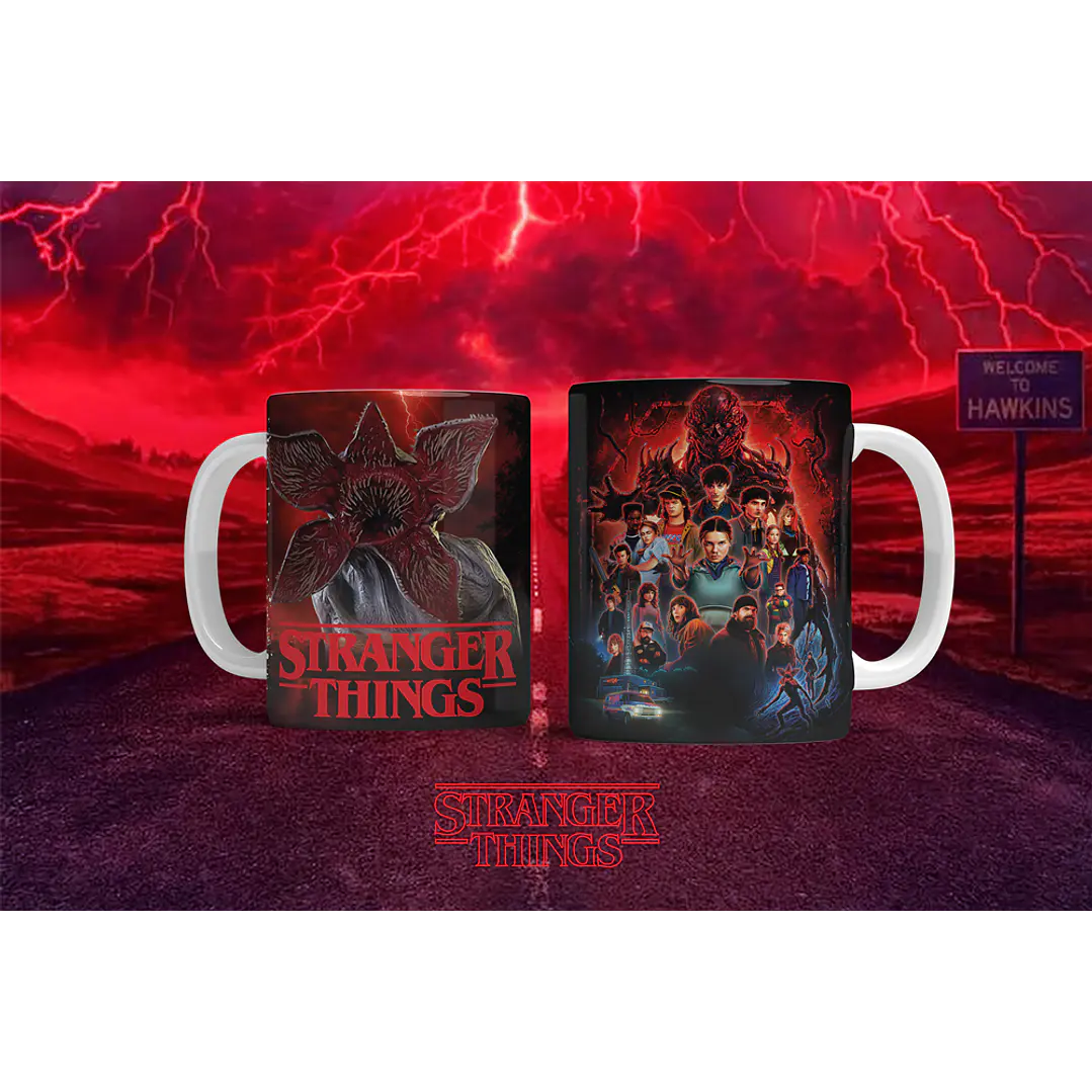 12 Artes para Caneca Stranger Things Arquivo em Png  3