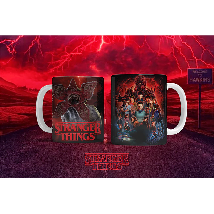 12 Artes para Caneca Stranger Things Arquivo em Png  3