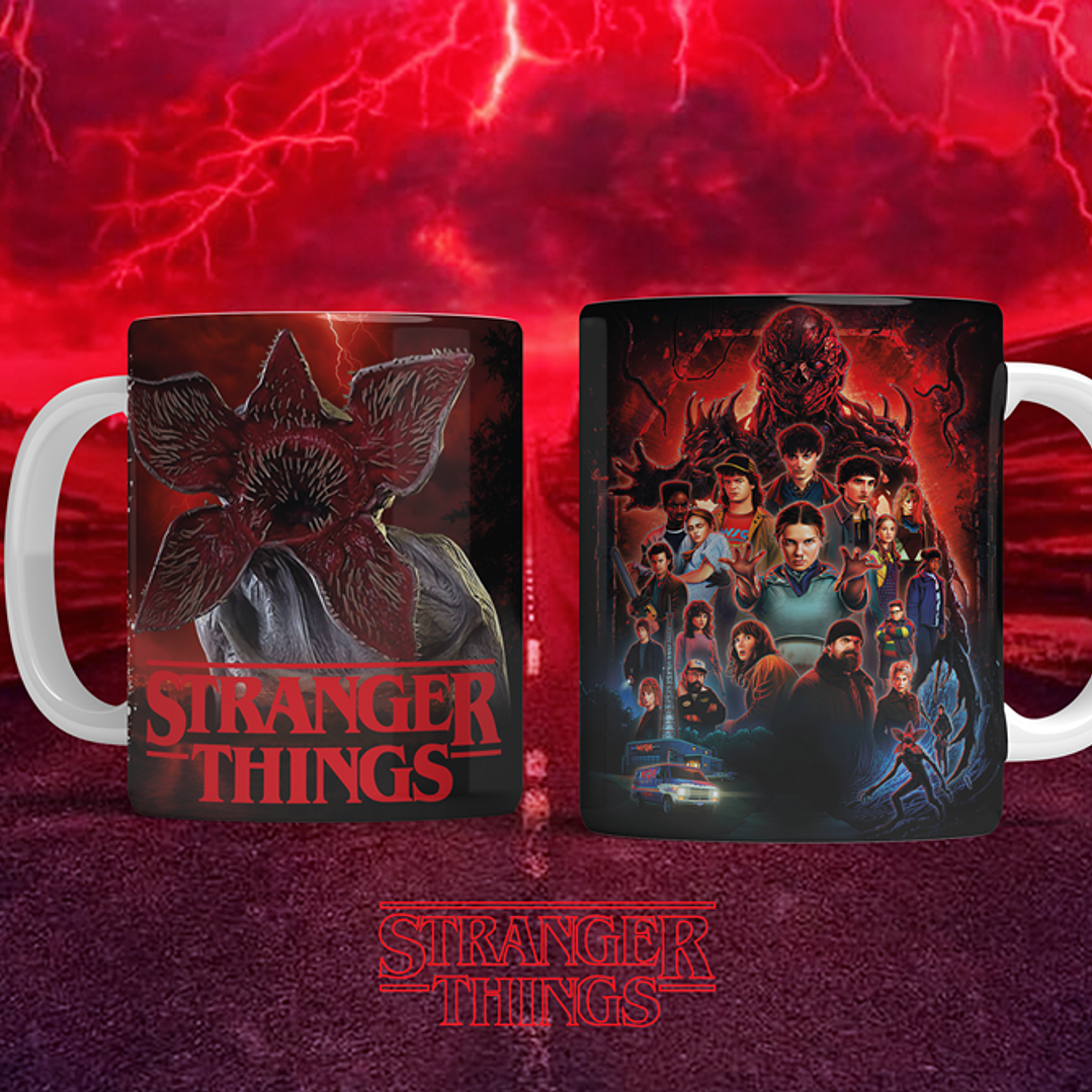 12 Artes para Caneca Stranger Things Arquivo em Png  3