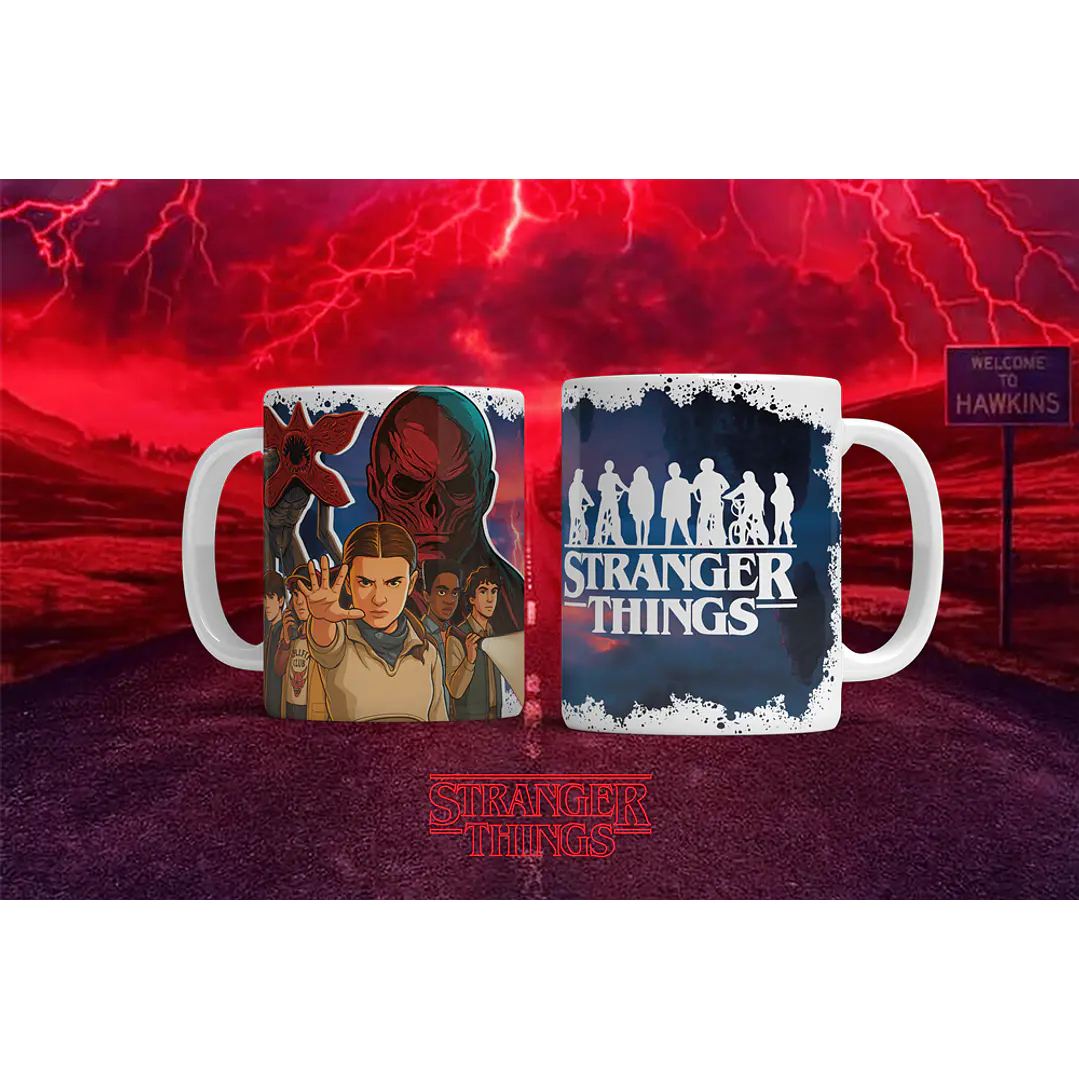 12 Artes para Caneca Stranger Things Arquivo em Png  4