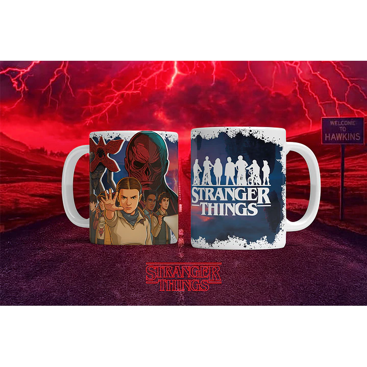 12 Artes para Caneca Stranger Things Arquivo em Png  4