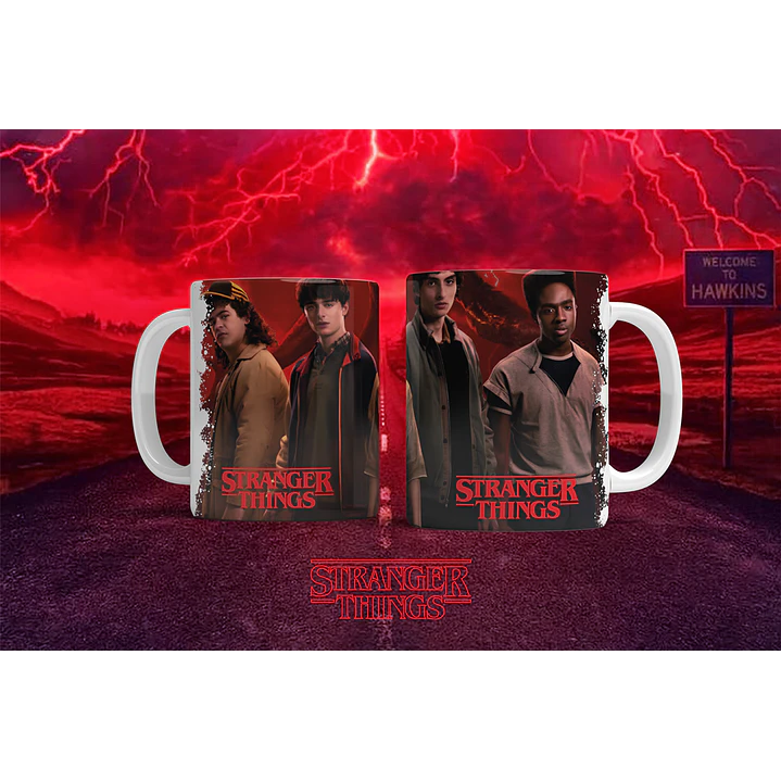 12 Artes para Caneca Stranger Things Arquivo em Png  5