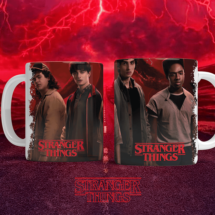 12 Artes para Caneca Stranger Things Arquivo em Png  5