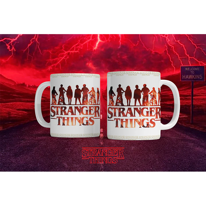 12 Artes para Caneca Stranger Things Arquivo em Png  1