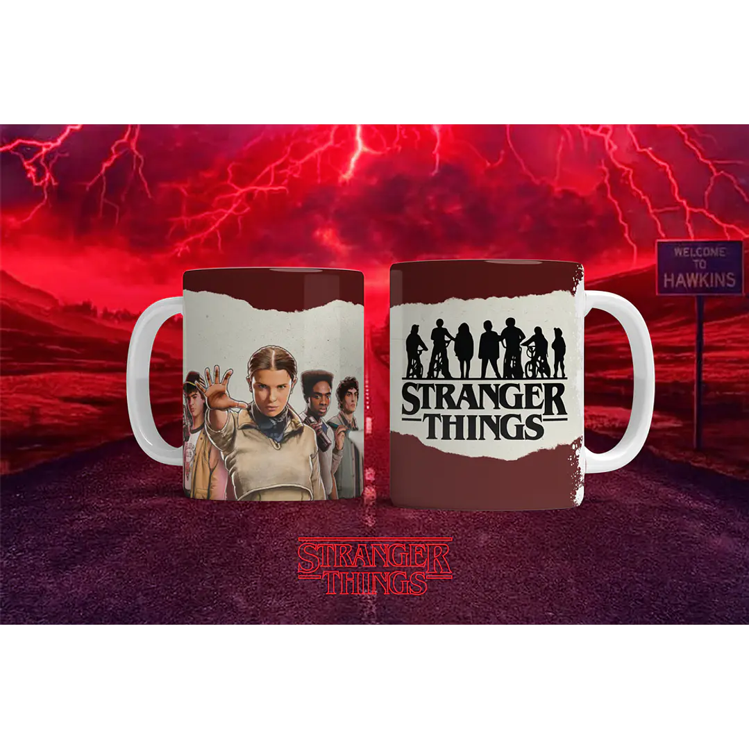 12 Artes para Caneca Stranger Things Arquivo em Png  7
