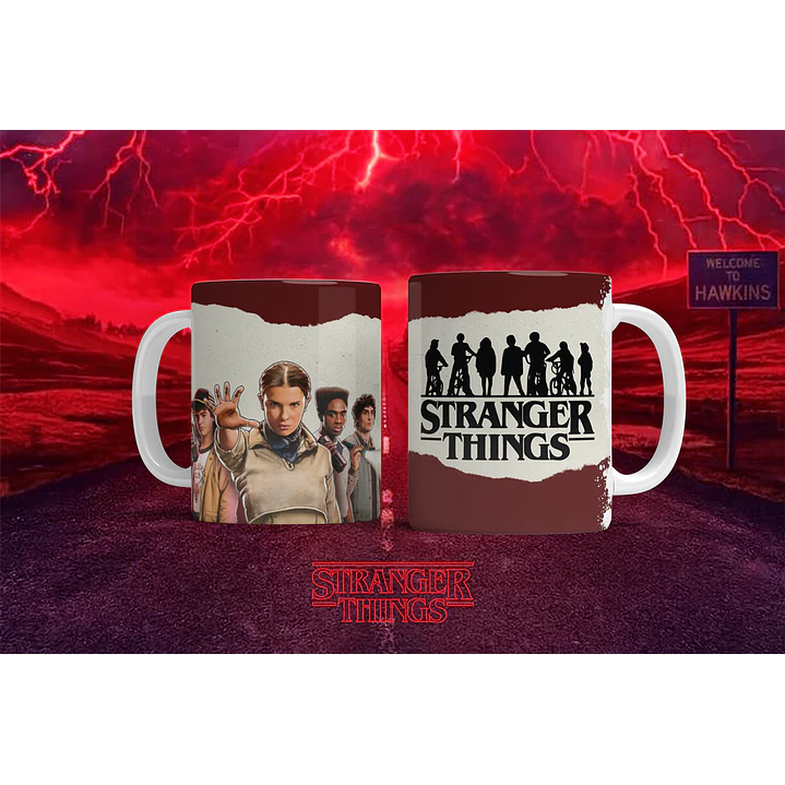 12 Artes para Caneca Stranger Things Arquivo em Png  7