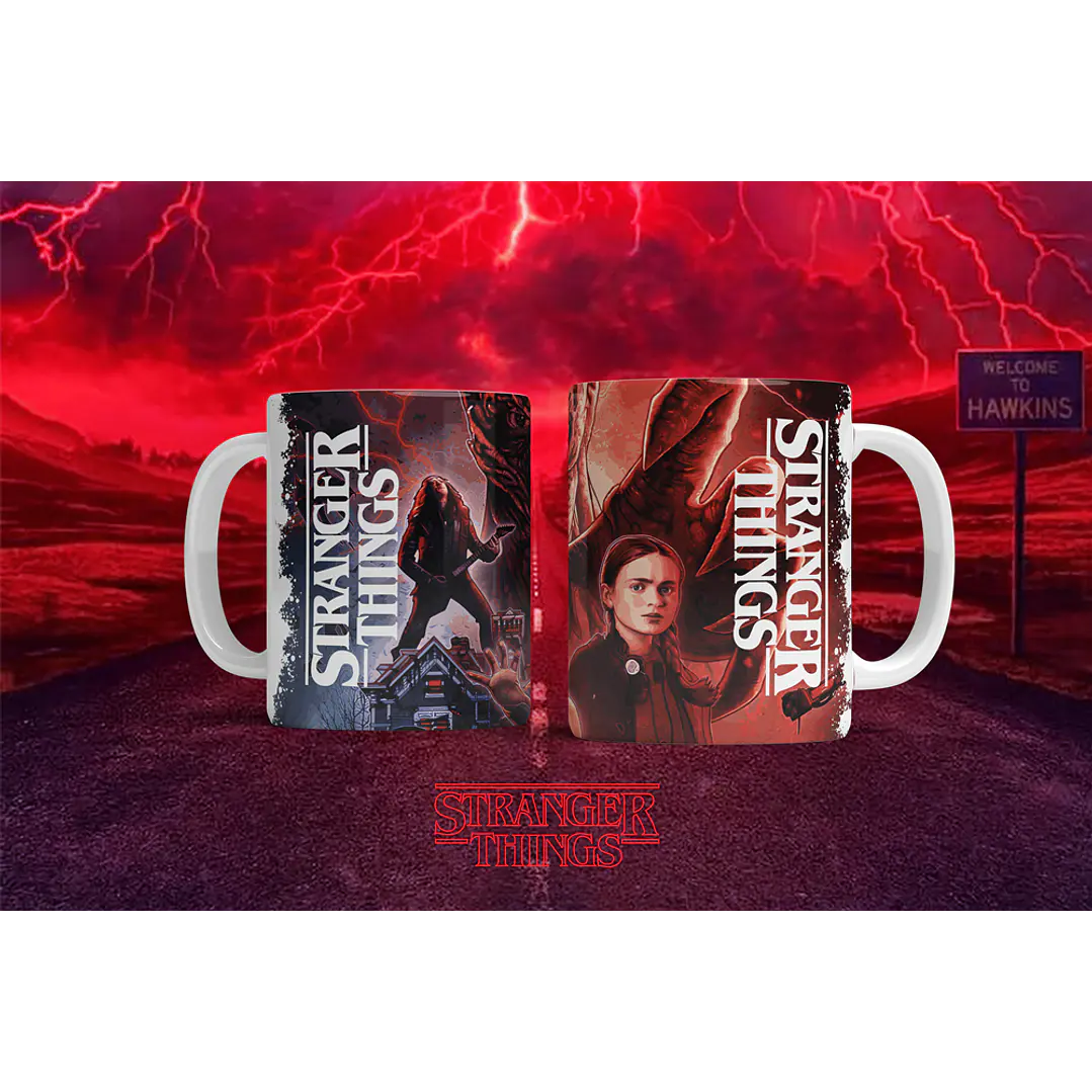 12 Artes para Caneca Stranger Things Arquivo em Png  9